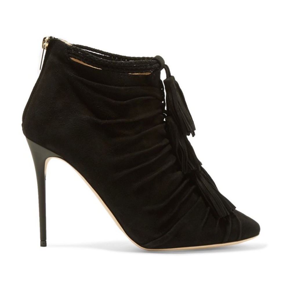 💸⬇️ Jimmy Choo black tasseled ankle booties